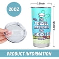 thumbnail image 5 of Graduation Gifts for Her, Him - Class of 2024 - The Tassel was Worth The Hassle - Cool College Graduation Gifts, Masters Degree Phd Graduation Gifts for Women Men, 2024 Graduation 20oz Tumbler, 5 of 6
