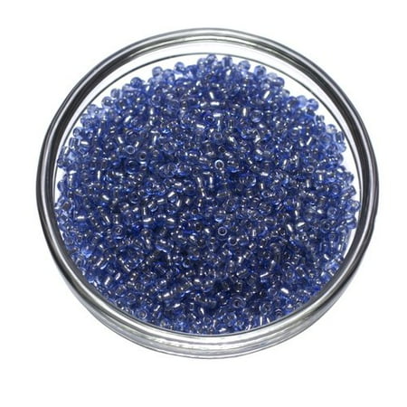 1.41 oz Blue Seed Beads