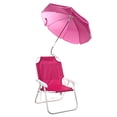 thumbnail image 3 of Children Beach Chair, Folding Shade Chair, Multifunctional Portable Recliners, Kids Umbrella Lawn Camping Chair for Children, 14.57*11.81*18.5inch, 3 of 8