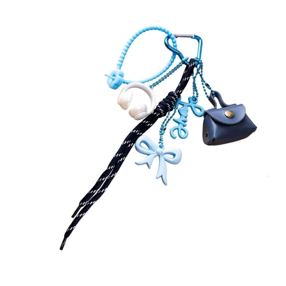 Braided Rope Keychain Bag DecorationsCha--Car Keyring Trendy Bag Accessories