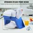 thumbnail image 4 of 2816 oz. Ice Crushers Machine 176 lbs./H Electric Snow Cone Machine 220-Watts Ice Shaver Machine for Margaritas, 4 of 5