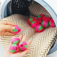 thumbnail image 2 of 2Pcs Clothes Laundry Balls Reusable Vivid Color Labor-saving Effective Multipurpose Remove Hair Plastic Washing Machine Lint Remover Balls Hair Catchers for Home, 2 of 10