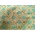 thumbnail image 4 of oneOone Cotton Silk Fabric Leaves & Geometric Block Decor Fabric Printed BTY 42 Inch Wide, 4 of 4