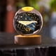 thumbnail image 4 of Calming Stellar Spheres The Saturn And The Solar System Crystal Night Light 2.35 Inch Happy Lamps Changing For Bedroom Living Room Decor, 4 of 5