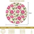 thumbnail image 3 of Pioneer Flower Floral Print Pattern Round Tablecloth 60 X 60 Inch, Wrinkle Resistant Wipeable Table Cloth for Kitchen Dining Picnic Patio Party, 3 of 6