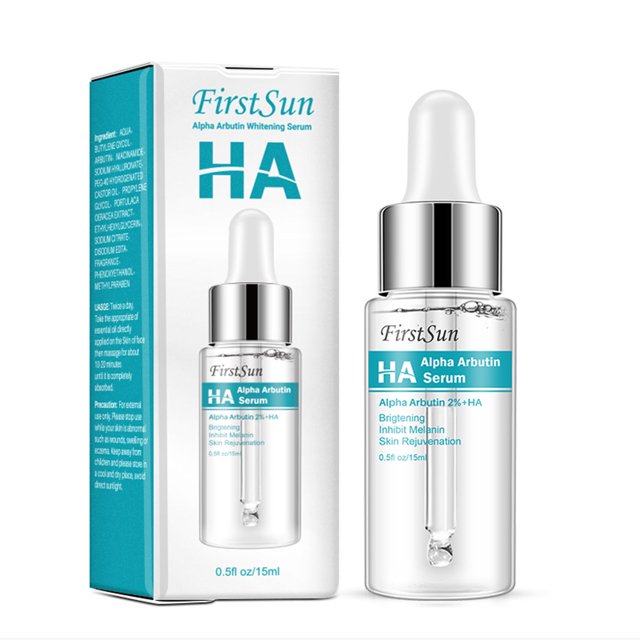 Firstsun 15ml ácido glicólico suero hidratante encogimiento poro antiarrugas yeacher Suero