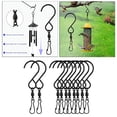 thumbnail image 3 of 10pcs s Giratorios Clips 360 Girar Colgante Base S Percha para Giros de Suministro Sunnimix  Clips de ganchos giratorios, 3 of 8