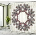 thumbnail image 5 of Ambesonne Tribal Shower Curtain, Aztec Mandala, 69"Wx75"L, Multicolor, 5 of 5
