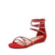 thumbnail image 1 of Sandalias Gladiadoras Planas con Pedrería para Mujer DREAM PAIRS Rojo Talle 8, 1 of 8