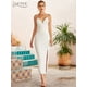 thumbnail image 2 of Adyce nuevo verano mujeres blanco ceñido al cuerpo vendaje vestido Sexy cuello en V correa de espagueti Club celebridad noche pasarela fiesta vestidos largos Tan Jianjun unisex, 2 of 2