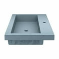 thumbnail image 6 of Native Trails Nsl3619 Nativestone 36" Rectangular Concrete Drop In Bathroom Sink - Wood, 6 of 7