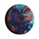 thumbnail image 1 of Fotbe Colorful Feather Owl Funda de Llanta de Repuesto con Estampado, Engrosada, Ajuste Universal para Jeep, Remolque, RV, SUV, Camión-14 inch, 1 of 6