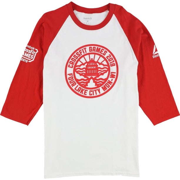 Reebok Mens Crossfit Games 2019 Graphic T-Shirt, redwht, M