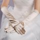 thumbnail image 1 of Guantes largos de satén lisos para conducir con protección solar para mujer, guantes ceremoniales elásticos sexis para fiesta de noche, graduación Formal, E43, 1 of 4