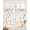 Brown, variant on Brown Spring Floral Sheer Curtains 63 Inch Length 2 Panels Set for Living Room/Bedroom, Flowers Botanical Elegant Pastoral Kitchen Curtains Grommet Semi-Sheer Curtains Window Treatments 42"x63"x2