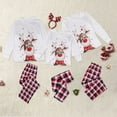thumbnail image 6 of 2023 Cute Deer Christmas Family Matching Outfits Family Matching Pyjamas Xmas Sleepwear Pyjamas Set Adult Kids Nightwear DAD-M, 6 of 8