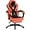 Red, variant on Dowinx Gaming Chair with Footrest - Adult Gamer Chair, Massage Feature, PU Material, 200lbs (Red)