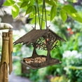thumbnail image 5 of YFGEFTR Edible Bird House for Outdoor, Wooden Birds House Covered in Wild Bird Food, Squirrel Resistant Birds Feeders for Outside Hanging, Watching Gift for Garden Lovers, 5 of 6