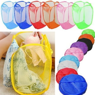 4 Pack Pop Up Laundry Hamper Mesh Clothes Baskets Collapsible Laundry  Baskets with Side Pocket Foldi…See more 4 Pack Pop Up Laundry Hamper Mesh