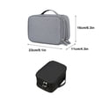 thumbnail image 3 of Billuyoard Bolsa de almacenamiento Bolsas portátiles livianas Oficina Mujeres Paquete Banco Cable USB Disco flash Discos duros para viajes Almacenamiento y organización del hogar Negro, 3 of 6