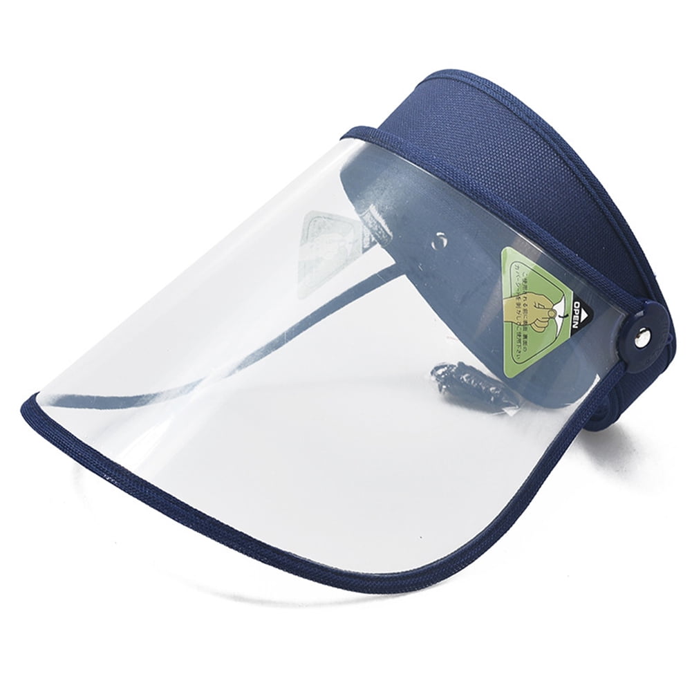 4 Pack Kids Full Face Shield Guard Protector Reusable Visor Hat Waterproof 