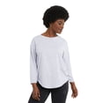 thumbnail image 5 of Hanes Essentials Women's Classic Fit 3/4 Sleeve T-Shirt, Sizes XS-2X, 5 of 8