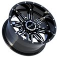 thumbnail image 3 of 20x9 BMF Roulette Black & MIlled Wheels 8x170 (0mm), 3 of 4
