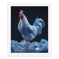 thumbnail image 5 of Paint by Numbers Kit for Adults, Blue White Rooster Ice Crystals Paint by Numbers, Easy Paint by Numbers Kit for Adults Beginner, DIY Adult Paint by Number Kits on Canvas, 12x16in Home Decor, 5 of 7