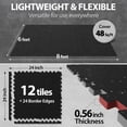 thumbnail image 3 of Gym Flooring Mikolo, de 1,4 cm de grosor, 12 baldosas, 48 pies cuadrados, espuma EVA, 3 of 9