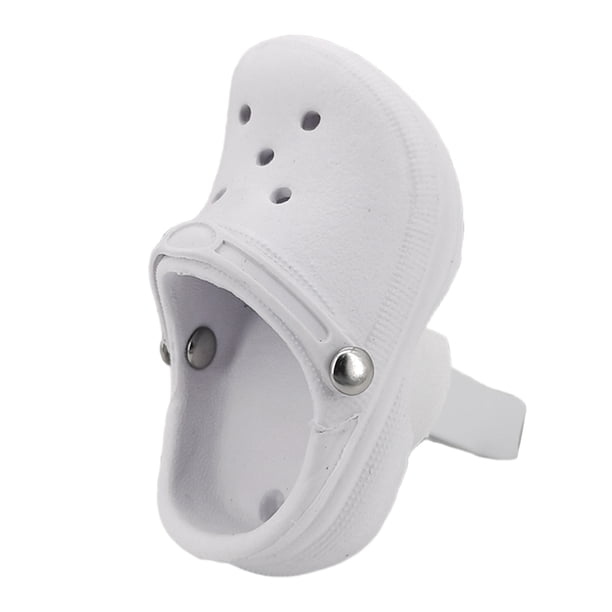 Zapatas Con Orificio De Salida De Aire 3D Air Outlet Crocs Colgantes Clip-on Car Air Vents Hole Zapatos Decoración (Blanco) Ehuebsd Libre de BPA