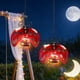 thumbnail image 5 of Lámpara de Araña Decorativa con Forma de Escarabajo Rojo y Energía Solar | Farol Led Solar Impermeable para Exteriores | Luz Colgante con Un Brillo Amarillo Cálido para Patio, Jardín, Terraza, Decora, 5 of 6