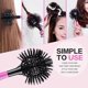 thumbnail image 5 of 3D Bomb Curl Hair Brush, 360 Round Styling Hair Brush, Detangling Hairbrush Spherical Ball Brush, Round Hair Curling Curler and Wide Tooth Comb, 5 of 5