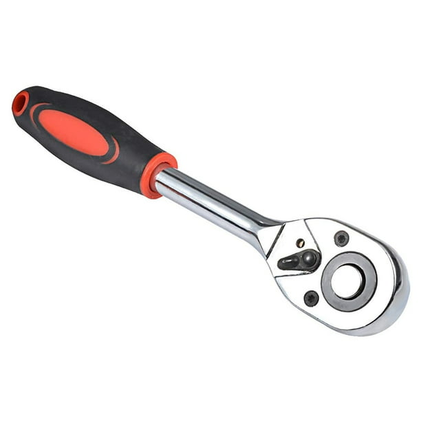 Ratchet Wrench for Socket 24 Teeth Chrome Quick Released Ratchet