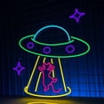 thumbnail image 2 of Glowneon Astronaut Cat Neon Signs, Art Wall Long-lasting Wall Decor, 2 of 4