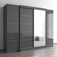 thumbnail image 2 of Aria 2D-EXEX Wardrobe with 1 Mirror, 2 of 6