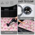 thumbnail image 5 of Binienty Pink Deer Bow Print Universal Fit Car Trunk Mat, Non-Slip Backing Scratch Resistant Rear Cargo Liner, Stylish Vehicle Interior Accessory for Sedan SUV 29" x 39, 5 of 7