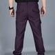 thumbnail image 3 of Ceisia Men's Solid Color Nylon Quick-Dry Cargo Pants, Multi-Pocket Waterproof Outdoor Trousers for Men Purple L Gifts, 3 of 4