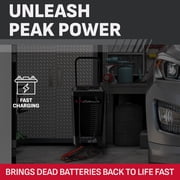 Schumacher Electric Wheeled Automatic 6A Car Battery Charger, 200A Engine Starter, Maintainer, 40A Boost, 6V/12V Sport, Auto, Marine Batteries, SC1353