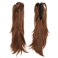 thumbnail image 4 of SEGO Bendable Adjustable Messy Ponytail Hair Extension with Jaw Claw Clip in Hair Extension, 4 of 6