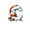 Letter C, variant on Acrylic Christmas Decoration Single Letter U - Cute Snowman 2D Printed Flat Hanging Ornament, for Home Wall Window Showcase Christmas Tree Hanging Decoration