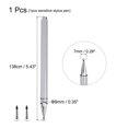 thumbnail image 2 of Unique Bargains Stylus Pens for Touch Screens Magnetic 2 Fine Point Disc Universal Capacitive Pen Sensitivity, Silver, 2 of 7