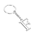 thumbnail image 1 of Llavero de letra inicial Uxcell, colgante de metal con alfabeto, accesorio de letra F para regalo, 1 of 7