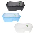 thumbnail image 1 of GROWTH TANK 3 Pcs Reptile Box Game Design With 5 Areas Plastic Home Decor Pet Turtle, 1 of 9