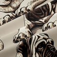 thumbnail image 5 of Manfei Vintage Dog Print Blackout Curtains, Pet Lover Curtains Pack of 2 (42x84 Each), Dark Brown, 5 of 6
