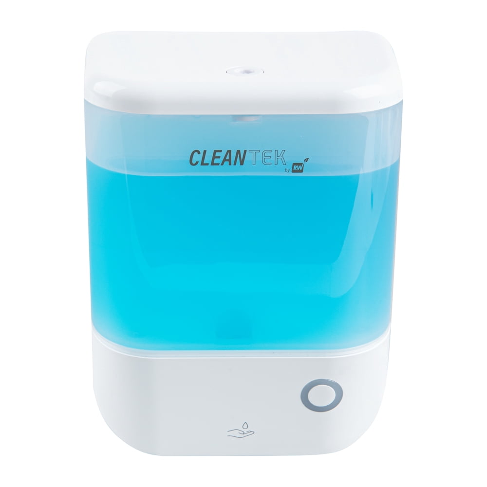 Restaurantware-Clean Tek Professional 34 Ounce Automated Soap Dispenser, 1 Touchless Wall-Mountable Soap Dispenser - With Security Key, Clear Plastic Soap Dispenser, Transparent, For Liquid Soap
