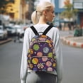 thumbnail image 7 of FORMRS Mini Backpack Purse for Women Quilted Travel Daypack Casual Shoulder Bag, Galactic Candy, 7 of 7