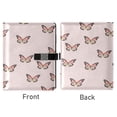 thumbnail image 2 of 9.2x6.7 inch Leather Notebook 100 Sheets, Multi-Pocket Design & Pen Loop Beautiful Butterflies Refillable Journal Organizer, 2 of 6