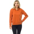 thumbnail image 5 of MixMatchy Women's Solid Cozy Half Zip-Up Pullover Sweater Top, 5 of 7