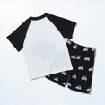 thumbnail image 4 of KPOPLK Toddler Boys Summer Clothes 2 Piece Outfits Set Short Sleeve Graphic Print T-Shirt Top & Elastic Waist Shorts(5-6 Years,Blue), 4 of 9