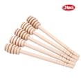 thumbnail image 1 of Honey Dripper - 24Pcs Wooden Honey Dripper Stick Server Jam Syrup Drizzler Stirring Rod Kitchen Gadgets(16cm), 1 of 8